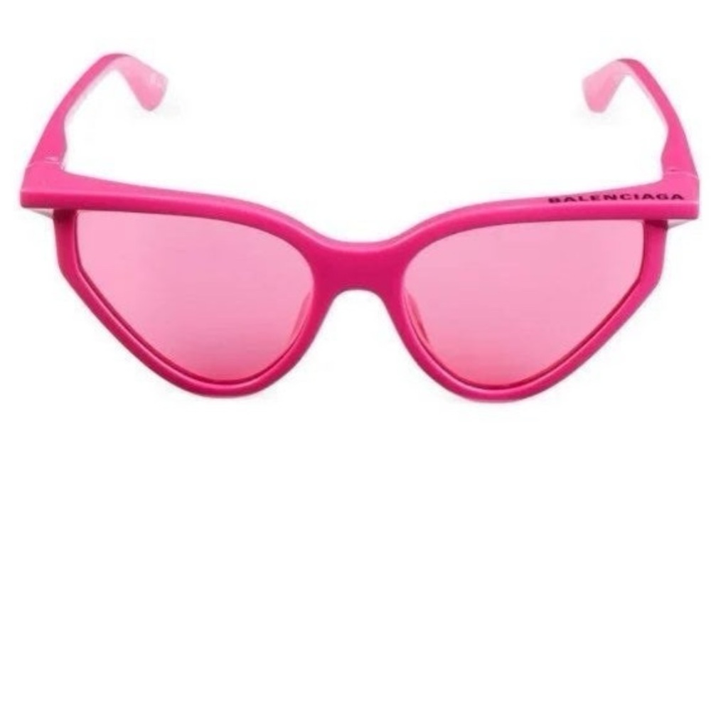 ✨BALENCIAGA✨56MM Pink Cat Eye Sunglasses - Picture 2 of 4